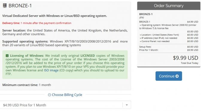win-vpsでwindowsを借りてMT4を動かす